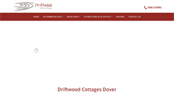 Desktop Screenshot of driftwoodcottages.com.au